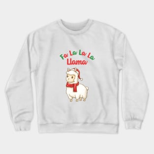 Fa La La La Llama Christmas Crewneck Sweatshirt